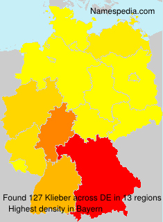Surname Klieber in Germany Surname Klieber in Germany