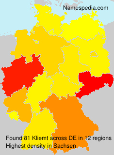 Surname Kliemt in Germany Surname Kliemt in Germany