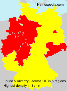 Surname Klimczyk in Germany Surname Klimczyk in Germany