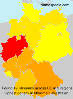 Surname Klimenko in Germany Surname Klimenko in Germany