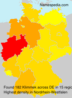 Surname Klimmek in Germany Surname Klimmek in Germany