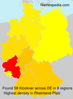 Surname Klockner in Germany Surname Klockner in Germany