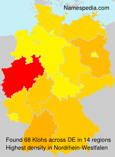 Surname Klohs in Germany Surname Klohs in Germany