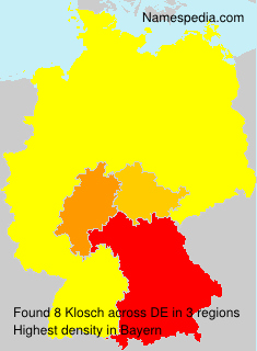 Surname Klosch in Germany Surname Klosch in Germany