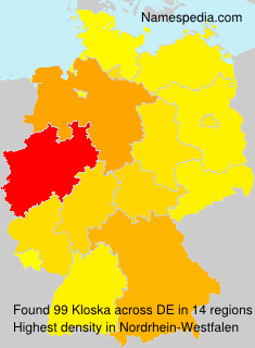 Surname Kloska in Germany Surname Kloska in Germany