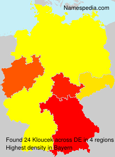 Surname Kloucek in Germany Surname Kloucek in Germany