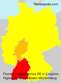 Surname Klugger in Germany Surname Klugger in Germany