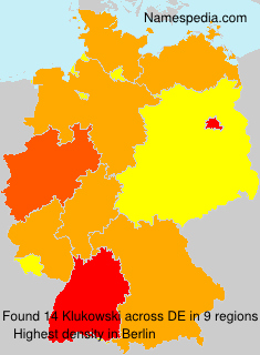 Surname Klukowski in Germany Surname Klukowski in Germany