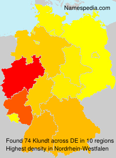 Surname Klundt in Germany Surname Klundt in Germany