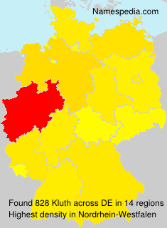 Surname Kluth in Germany Surname Kluth in Germany