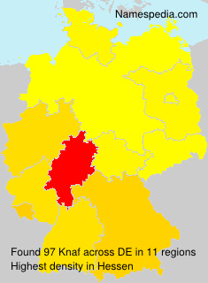 Surname Knaf in Germany Surname Knaf in Germany
