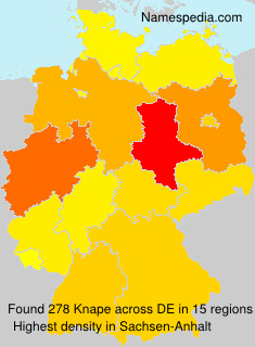 Surname Knape in Germany Surname Knape in Germany