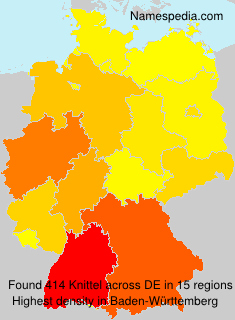 Surname Knittel in Germany Surname Knittel in Germany
