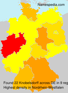 Surname Knobelsdorff in Germany Surname Knobelsdorff in Germany