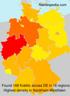 Surname Koblitz in Germany Surname Koblitz in Germany