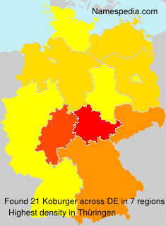 Surname Koburger in Germany Surname Koburger in Germany