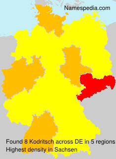 Surname Kodritsch in Germany Surname Kodritsch in Germany