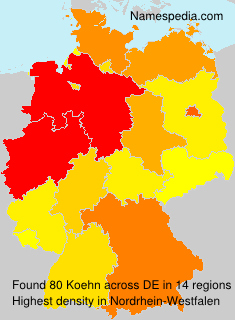 Surname Koehn in Germany Surname Koehn in Germany