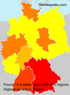 Surname Koelbel in Germany Surname Koelbel in Germany