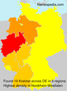 Surname Koelzer in Germany Surname Koelzer in Germany