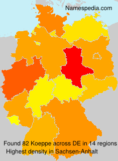 Surname Koeppe in Germany Surname Koeppe in Germany