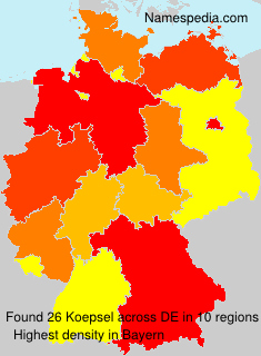 Surname Koepsel in Germany Surname Koepsel in Germany