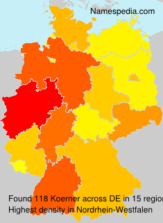 Surname Koerner in Germany Surname Koerner in Germany