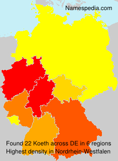 Surname Koeth in Germany Surname Koeth in Germany