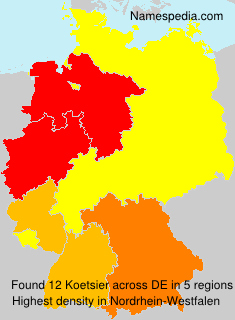 Surname Koetsier in Germany Surname Koetsier in Germany