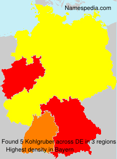 Surname Kohlgruber in Germany Surname Kohlgruber in Germany