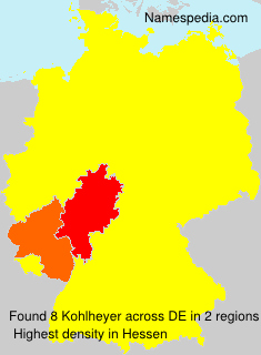 Surname Kohlheyer in Germany Surname Kohlheyer in Germany