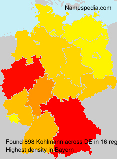 Surname Kohlmann in Germany Surname Kohlmann in Germany