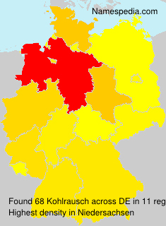 Surname Kohlrausch in Germany Surname Kohlrausch in Germany