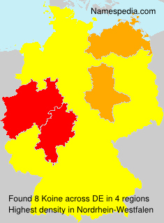 Surname Koine in Germany Surname Koine in Germany