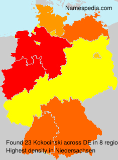 Surname Kokocinski in Germany Surname Kokocinski in Germany