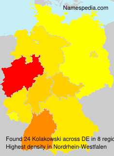 Surname Kolakowski in Germany Surname Kolakowski in Germany