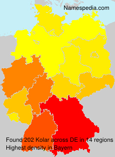 Surname Kolar in Germany Surname Kolar in Germany