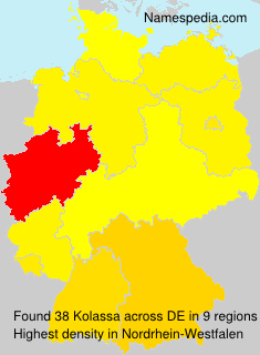 Surname Kolassa in Germany Surname Kolassa in Germany