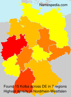 Surname Kolba in Germany Surname Kolba in Germany
