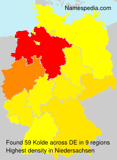 Surname Kolde in Germany Surname Kolde in Germany