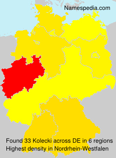 Surname Kolecki in Germany Surname Kolecki in Germany