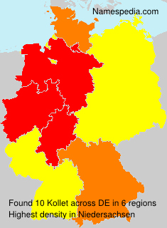 Surname Kollet in Germany Surname Kollet in Germany