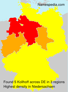 Surname Kollhoff in Germany Surname Kollhoff in Germany