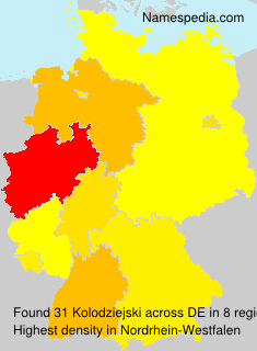 Surname Kolodziejski in Germany Surname Kolodziejski in Germany
