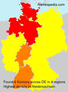 Surname Komora in Germany Surname Komora in Germany