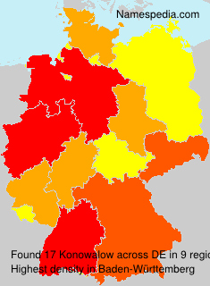 Surname Konowalow in Germany Surname Konowalow in Germany