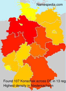 Surname Konschak in Germany Surname Konschak in Germany