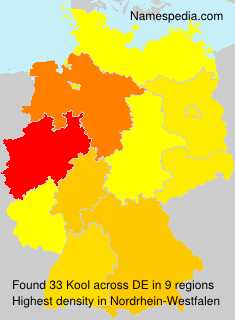 Surname Kool in Germany Surname Kool in Germany
