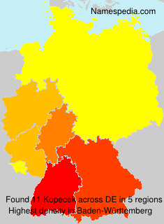 Surname Kopecek in Germany Surname Kopecek in Germany