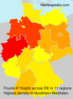 Surname Kopitz in Germany Surname Kopitz in Germany